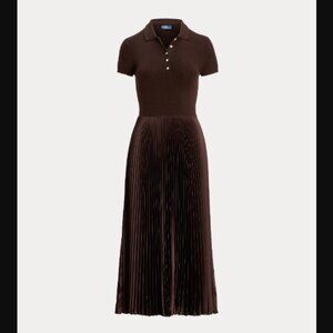 Ralph Lauren cashmere silk mid-length dress NWT